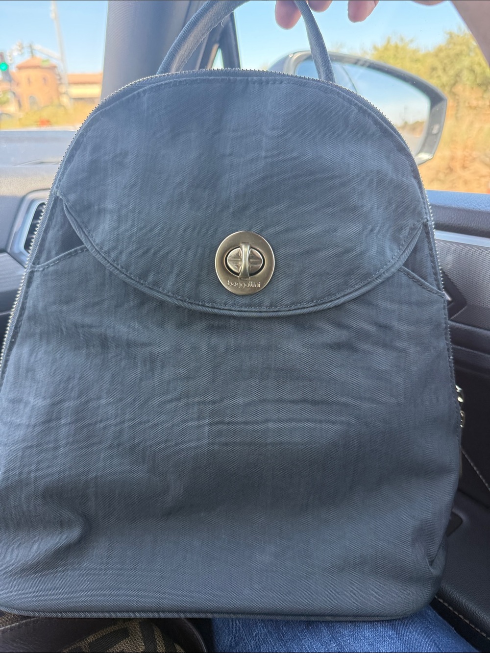 Convertible Charcoal Grey Backpack - baggallini
